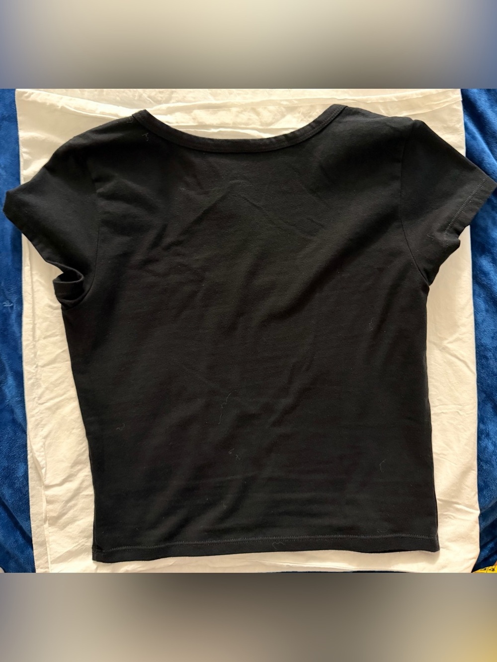 Medium Purusha People Black Invocation Drew Baby Scoop Neck - Picture 5 of 9